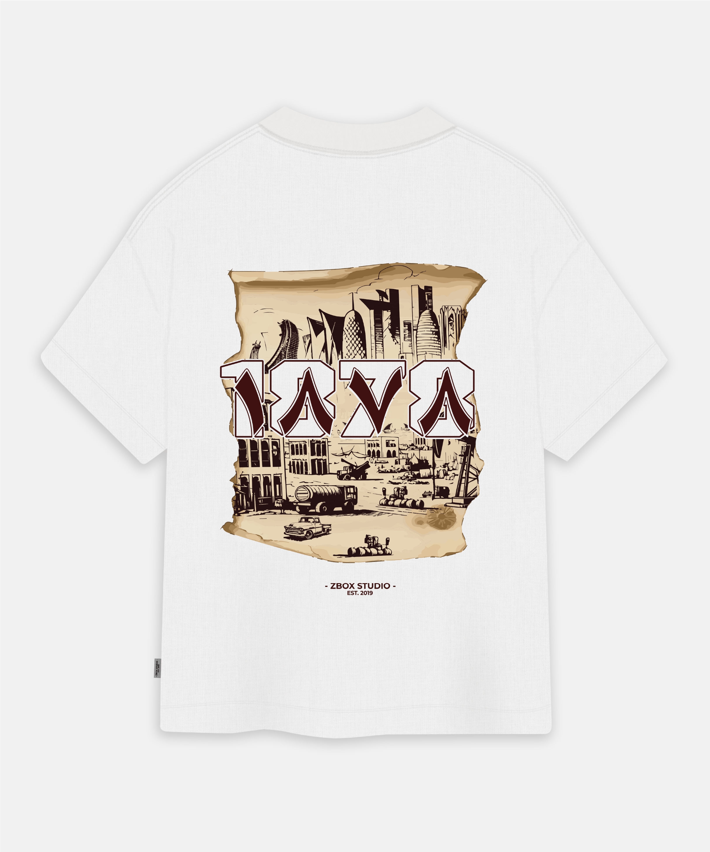 Qatar: Two Eras Oversized T-shirt